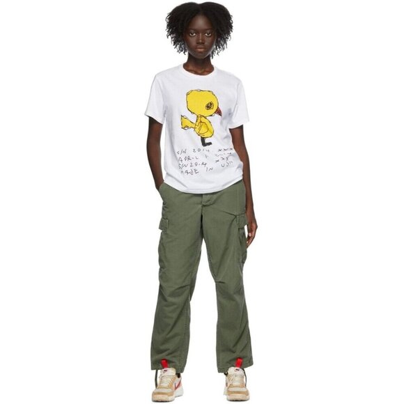 Tom Sachs Love Bird T-Shirt Size L Womens White Tee 2021 $85 - Picture 1 of 10